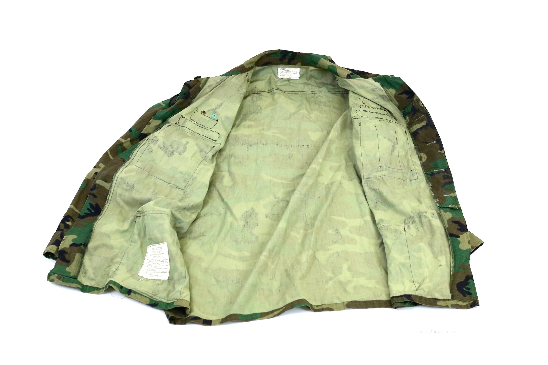 US Army Woodland camo hot weather field jacket (11) (Z/29)