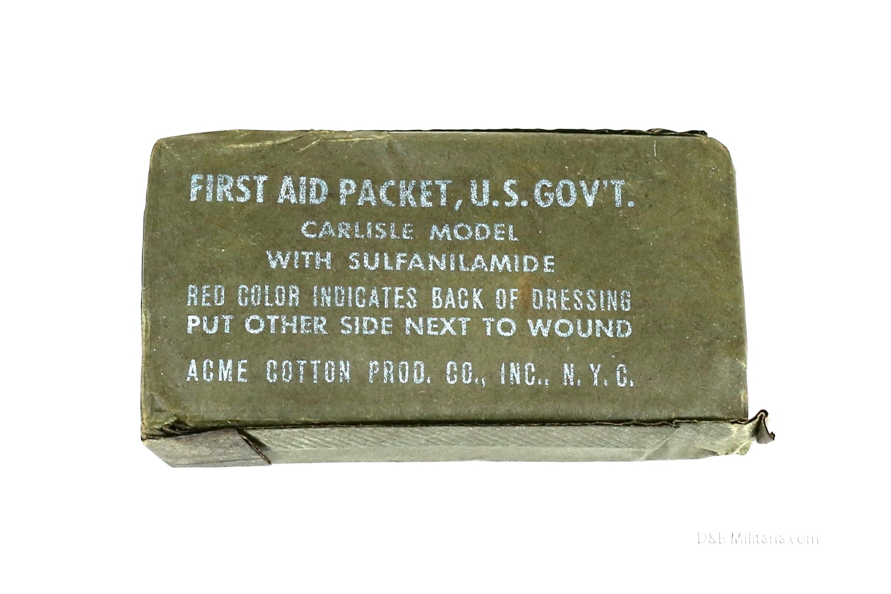 WW2 US First Aid packet (26) (BG/C)
