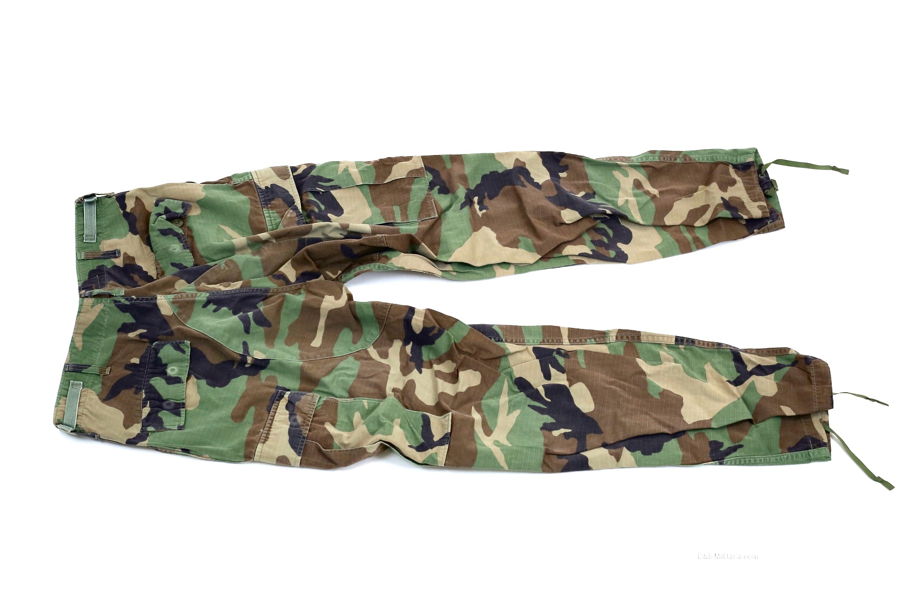 US Hot weather woodland camo trousers (9) (Q2/C)