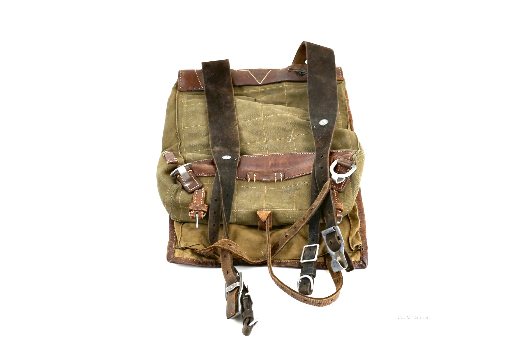 WW2 German Tornister back pack without fur (18) (UR/2B) (H)