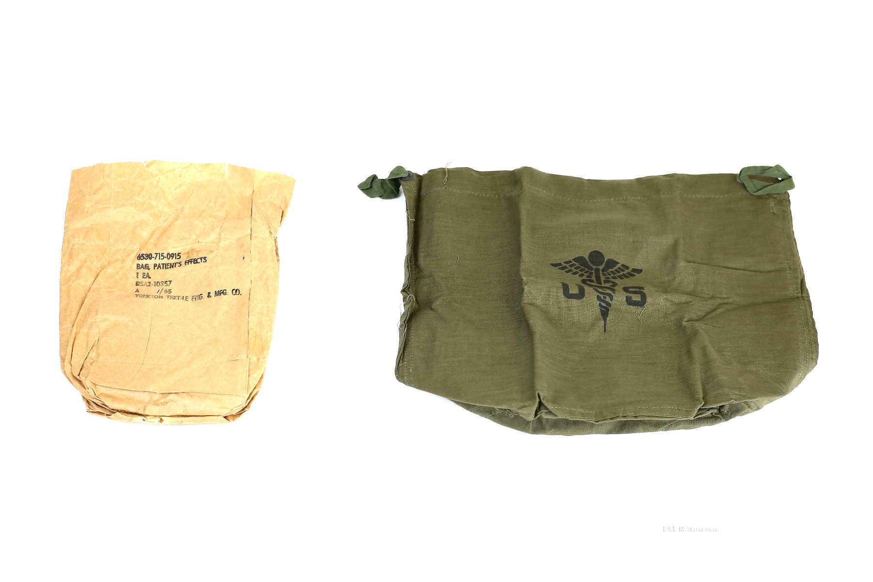 Vietnam War Era US Patient's Personal Effects Bag (26) (U3/C) -